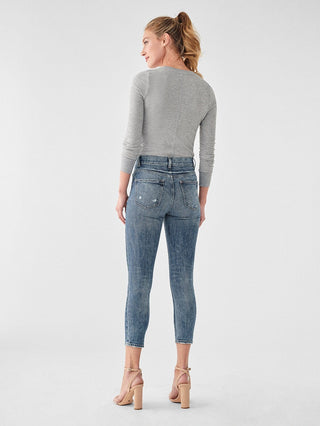 DL1961 Farrow Cropped Vintage High Rise Skinny Jean in Tacoma - Taryn x Philip Boutique