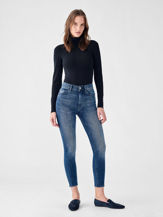 DL1961 Farrow Skinny High Rise Instasculpt Crop Jeans in Kasson - Taryn x Philip Boutique