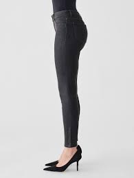 DL1961 Florence Skinny Mid Rise Instasculp Ankle in Pewter - Taryn x Philip Boutique