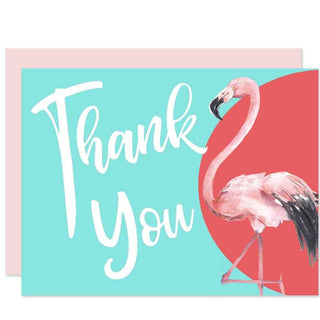 Mod Lounge Paper Company - Flamingo Thank You Card