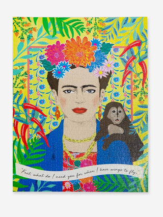 Frida Kahlo Puzzle with Poster and Trivia 1000-Piece - Taryn x Philip Boutique