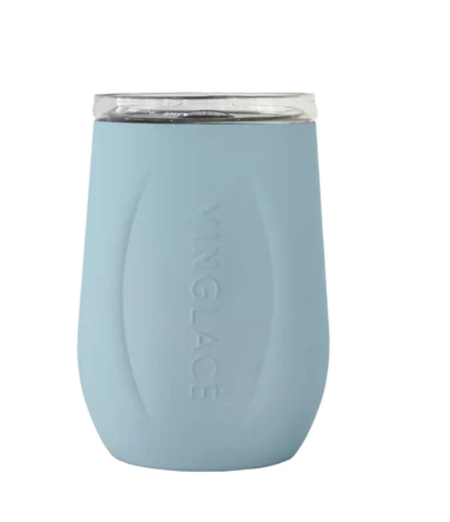 Cool Blue Stemless Wine Glass - Taryn x Philip Boutique