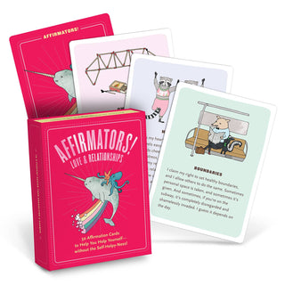 Knock Knock - Affirmators!® Love & Relationships: 50 Affirmation Cards