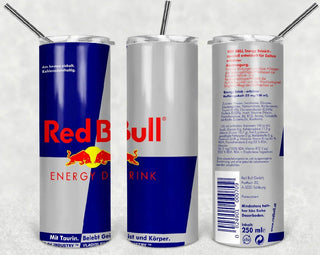 Creations by Trudy - Red Bull Original- Stainless Steel Tumbler: 20oz