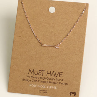 Arrow Pendant Necklace - Taryn x Philip Boutique