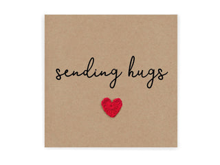 Sending You A Hug Card, Friendship Card, Pick Me Up Gift, Th - Taryn x Philip Boutique