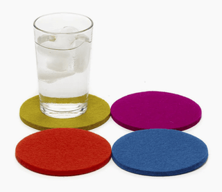 Graf Lantz Bierfilzl Merino Wool Felt Coaster Multi 4 Pack - Taryn x Philip Boutique
