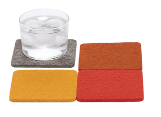 Graf Lantz Bierfilzl Merino Wool Felt Coaster Multi 4 Pack - Taryn x Philip Boutique