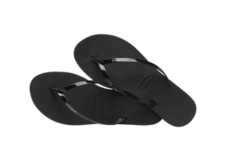 Havaianas You Metallic Flip Flops -Black - Taryn x Philip Boutique