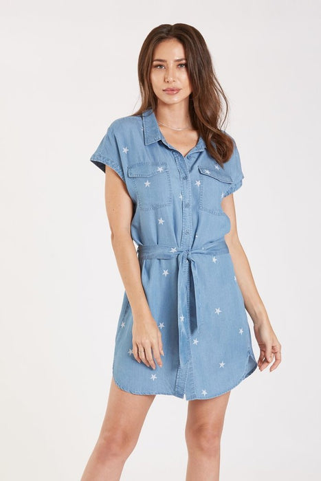 Dear John Kelly Mini Star Shirt Dress - Taryn x Philip Boutique