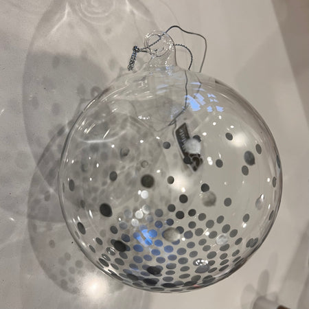 Glass Dots Ornament 4.75" - Taryn x Philip Boutique
