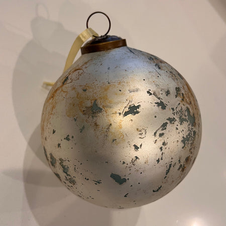 Antique Glass Ball Ornament 5" - Taryn x Philip Boutique