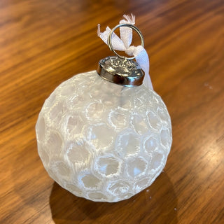 Honeycomb Glass Ball Ornament 3" - Taryn x Philip Boutique
