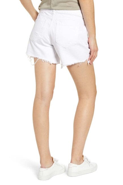 DL1961 Karlie Ripped Boyfriend 4.5" Denim Shorts in Howard - Taryn x Philip Boutique