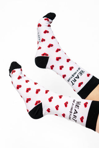 FLAT SOCK - Heart Of A Hustler - Taryn x Philip Boutique