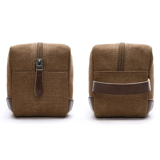 Canvas and Leather Dopp Kit - Taryn x Philip Boutique
