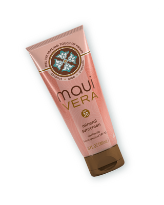 MAUI VERA INC. - Maui Vera Reef-Friendly Mineral Sunscreen SPF 30: 3.0 oz