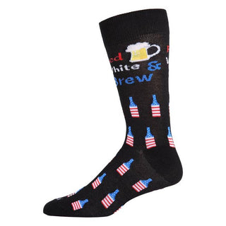 Red, White & Brew Crew Socks - Taryn x Philip Boutique