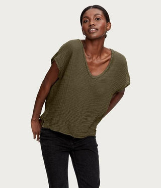 Michael Stars Draya V-Neck Top - Taryn x Philip Boutique
