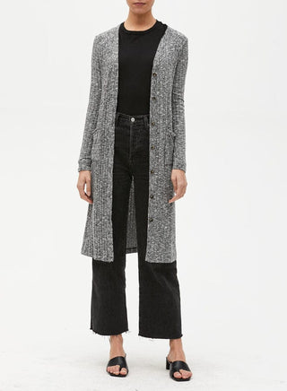 Michael Stars Ella Long Cardigan in Heather Grey - Taryn x Philip Boutique