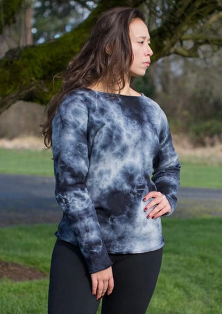 Michael Stars Tallie Boatneck Pullover in Midnight - Taryn x Philip Boutique