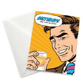Pop Life: Birthdays Are Like.. Greeting Card - Taryn x Philip Boutique