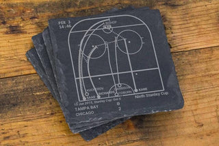 Chicago Blackhawks Greatest Plays Coasters - Taryn x Philip Boutique