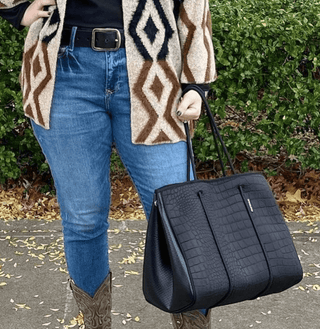 Croc Large Tote - Taryn x Philip Boutique