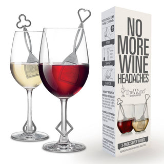 PureWine - The Wand™ Wine Purifier 3-Pack, Silver