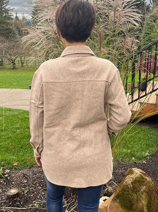 RD Style Knit Shirt Jacket - Taryn x Philip Boutique