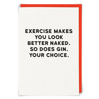 Exercise Greetings Card - Taryn x Philip Boutique