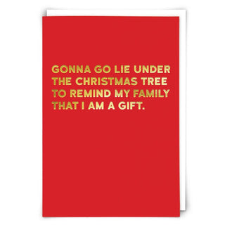 Holiday Lie Under Greeting Card - Taryn x Philip Boutique