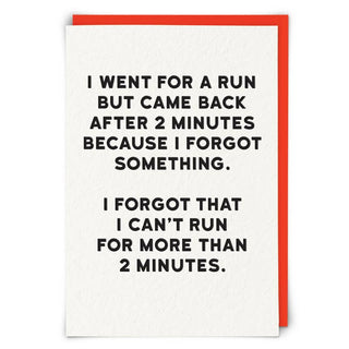 Run Greetings Card - Taryn x Philip Boutique