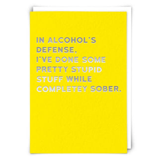 Sober Greetings Card - Taryn x Philip Boutique