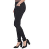 Lola Jeans Anna Mid-Rise Pull On Skinny Jeans in Black - Taryn x Philip Boutique