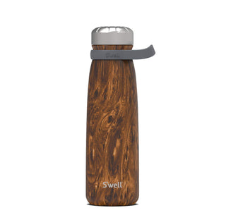 Stainless Steel Traveler - Teakwood - 40oz - Taryn x Philip Boutique