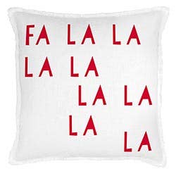 Fa La La La Euro Pillow - Taryn x Philip Boutique