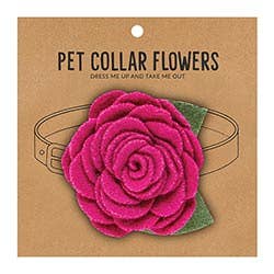 MD Pet Collar Flower-Magenta - Taryn x Philip Boutique