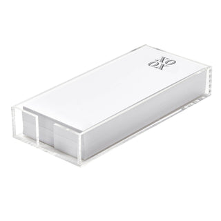 Notepaper in Acrylic Tray - XoXo - Taryn x Philip Boutique