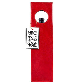 Vegan Leather Wine Bag Red - Taryn x Philip Boutique