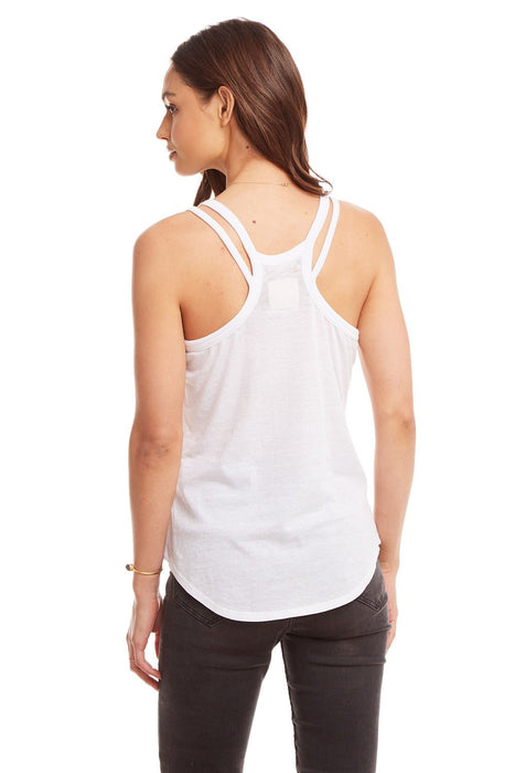 Chaser Brand Vintage Jersey Strappy Racer Back Shirttail Tank - Taryn x Philip Boutique