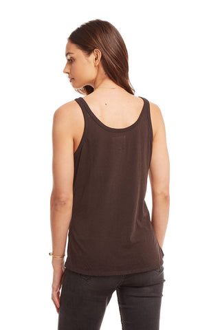 Chaser Brand Vintage Jersey Snap Front Hi-Lo Henley Baby Tank - Taryn x Philip Boutique