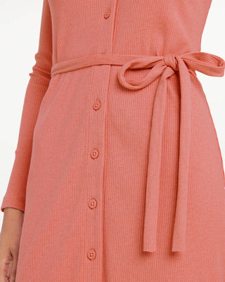 Splendid Botanical Dyed Rib Button Front Dress - Taryn x Philip Boutique