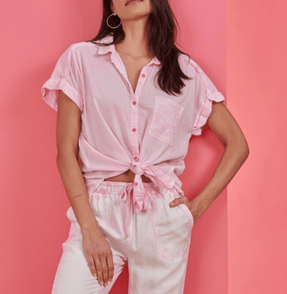 Splendid Short Sleeve Paige Shirt - Taryn x Philip Boutique