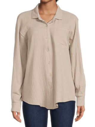 Splendid Addie Shirt in Sand - Taryn x Philip Boutique
