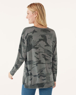 Splendid Tunic Pullover in Camo - Taryn x Philip Boutique