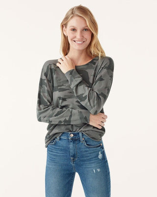 Splendid Tunic Pullover in Camo - Taryn x Philip Boutique