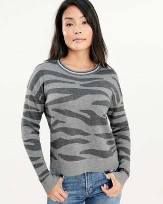 Splendid Zebra Cashblend Sweater - Taryn x Philip Boutique