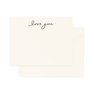 Love You, Black Note Set - Taryn x Philip Boutique