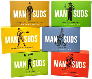 Man Suds - Natural Bar Soap in Manly Scents - Taryn x Philip Boutique